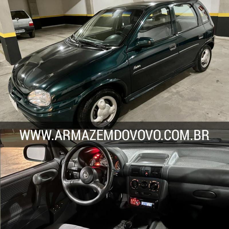 CORSA WIND REBAIXADO NO ARO 15 E COM INTERIOR TODO EM MARROM 