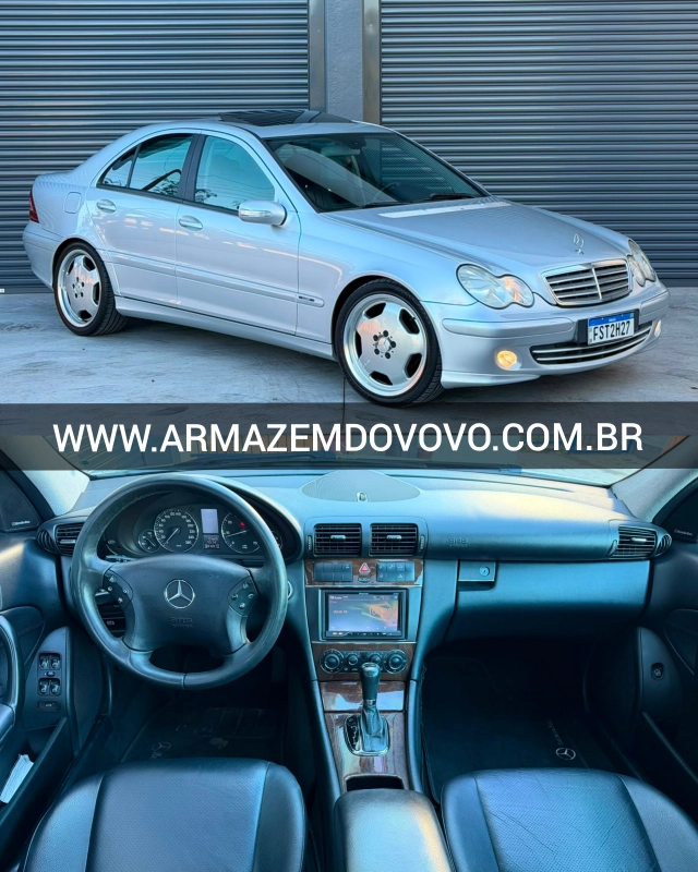 C180 — Mercedes Benz C180 (2005) — Foto principal do anúncio | Armazém do Vovô