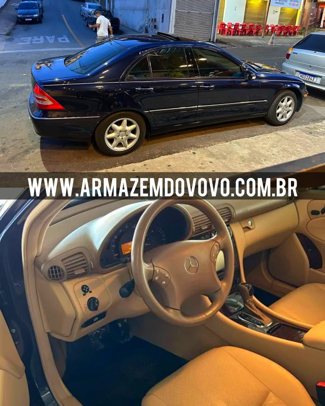 C240 — Mercedes Benz C240 (2002) — Foto principal do anúncio | Armazém do Vovô