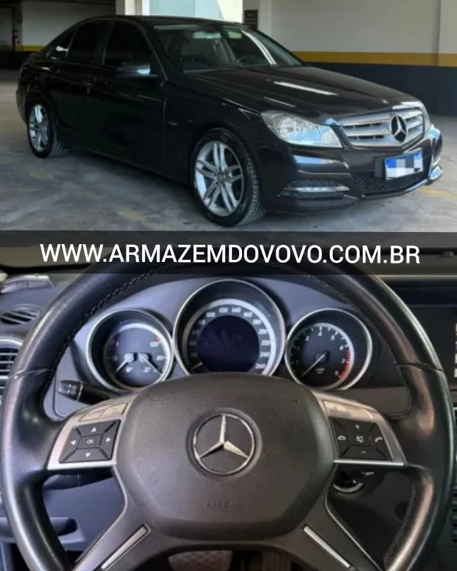 C180 — Mercedes Benz C180 (2012) — Foto principal do anúncio | Armazém do Vovô