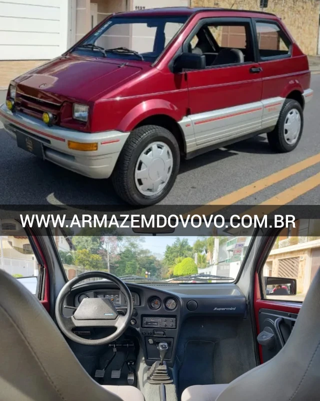 Supermini — Gurgel Supermini (1992) — Foto principal do anúncio | Armazém do Vovô