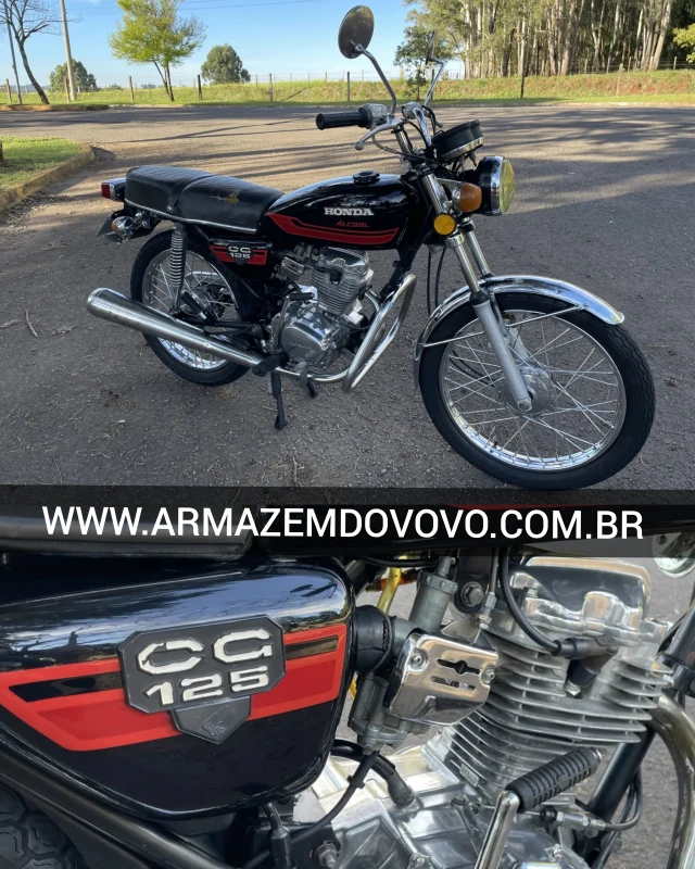 CG — Honda (motos) CG 125 (1981) — Foto principal do anúncio | Armazém do Vovô