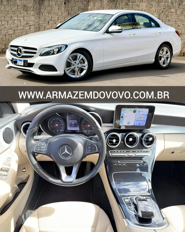 C180 — Mercedes Benz C180 (2016) — Foto principal do anúncio | Armazém do Vovô
