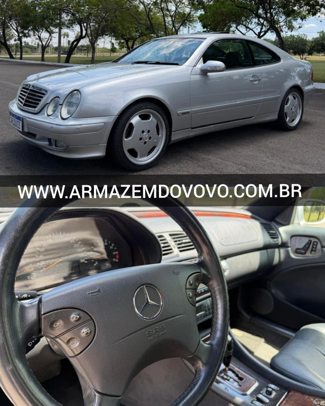 CLK — Mercedes Benz CLK (2000) — Foto principal do anúncio | Armazém do Vovô