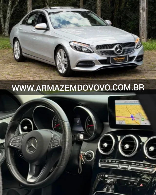 C200 — Mercedes Benz C200 (2015) — Foto principal do anúncio | Armazém do Vovô