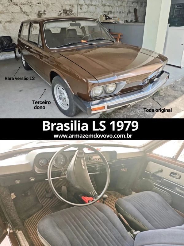 Brasília — Volkswagen Brasília (1979) — Foto principal do anúncio | Armazém do Vovô